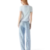 T-shirt de calções de manga curta em veludo para mulher T-shirt de calções de manga curta em veludo para mulher