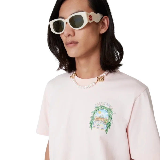 T-shirt de calções de manga curta L’arche De Tennis