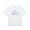 T-shirt de calções de manga curta Ski