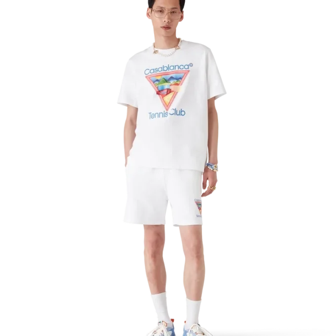 T-shirt de calções de manga curta Tennis Club Icon