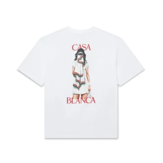 T-shirt de calções de manga curta Tennis Girl