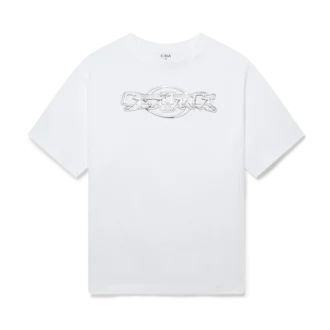 T-shirt de calção oversized de manga curta Casablanca Chrome