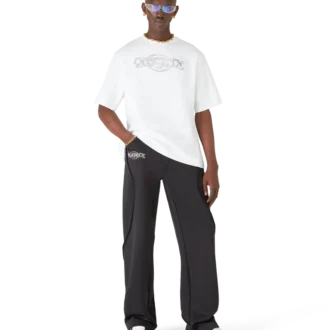 T-shirt de calção oversized de manga curta Casablanca Chrome