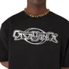 T-shirt de calção oversized de manga curta Casablanca Chrome T-shirt de calção oversized de manga curta Casablanca Chrome