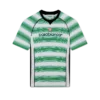 T-shirt de futebol com painéis de riscas degradadas T-shirt de futebol com painéis de riscas degradadas
