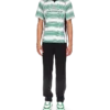 T-shirt de futebol com painéis de riscas degradadas T-shirt de futebol com painéis de riscas degradadas