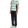 T-shirt de futebol com painéis de riscas degradadas T-shirt de futebol com painéis de riscas degradadas
