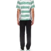 T-shirt de futebol com painéis de riscas degradadas T-shirt de futebol com painéis de riscas degradadas