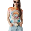 T-shirt de malha Tie Dye Surf Trip T-shirt de malha Tie Dye Surf Trip