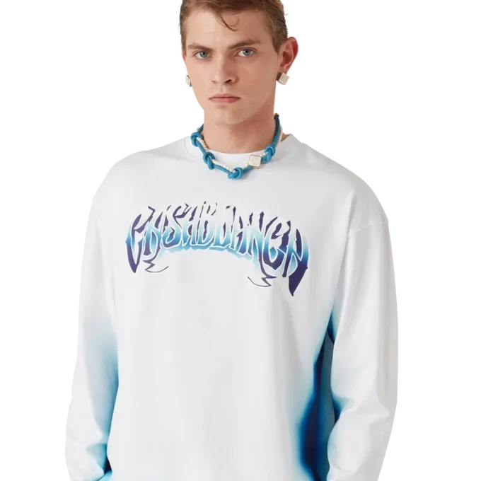T-shirt de manga comprida Blue Fade T-shirt de manga comprida Blue Fade