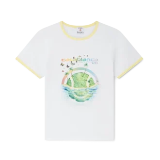 T-shirt de manga curta Beyond Destiny Longline Ringer com calções