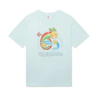 T-shirt de manga curta com bola de ténis em calções