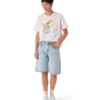 T-shirt de manga curta com bola de ténis em calções T-shirt de manga curta com bola de ténis em calções