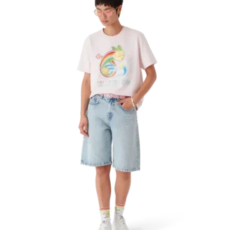 T-shirt de manga curta com bola de ténis em calções
