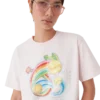 T-shirt de manga curta com bola de ténis em calções T-shirt de manga curta com bola de ténis em calções