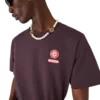 T-shirt de manga curta com emblema T-shirt de manga curta com emblema