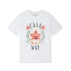 T-shirt de manga curta com logótipo Casa Way Orchid T-shirt de manga curta com logótipo Casa Way Orchid