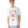 T-shirt de manga curta com logótipo Casa Way Orchid T-shirt de manga curta com logótipo Casa Way Orchid