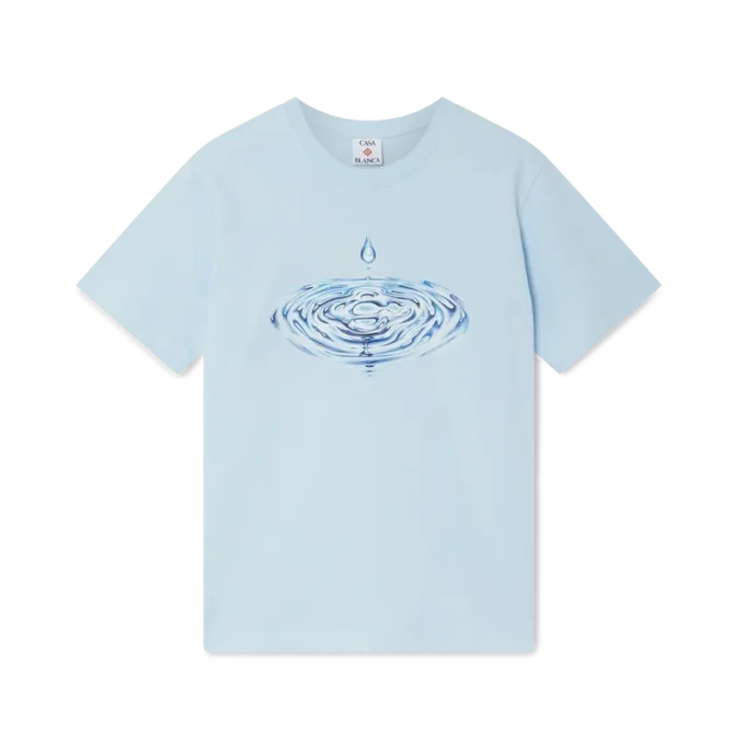 T-shirt de manga curta com logótipo Drip T-shirt de manga curta com logótipo Drip