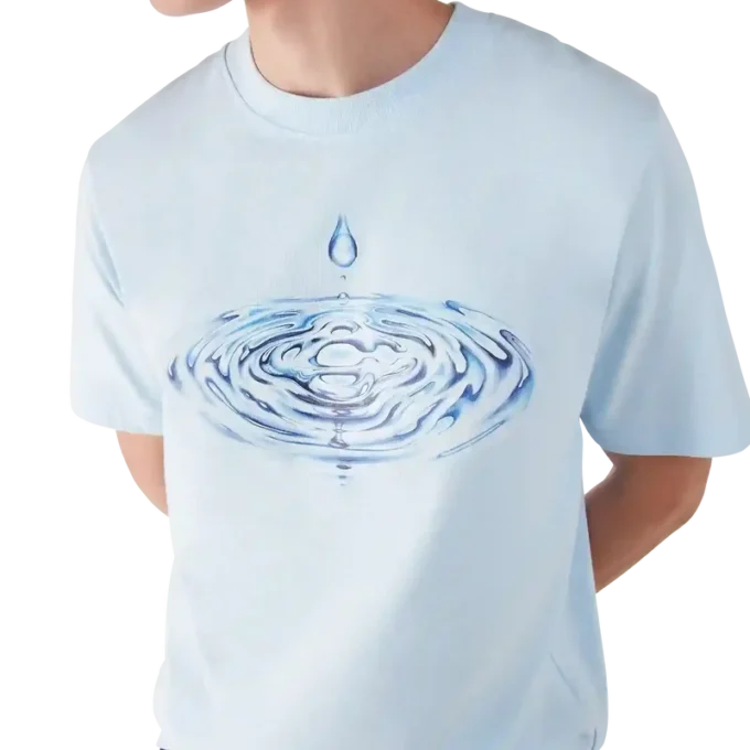 T-shirt de manga curta com logótipo Drip T-shirt de manga curta com logótipo Drip