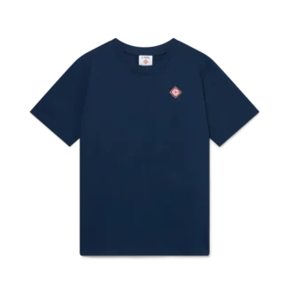 T-shirt de manga curta com logótipo em diamante