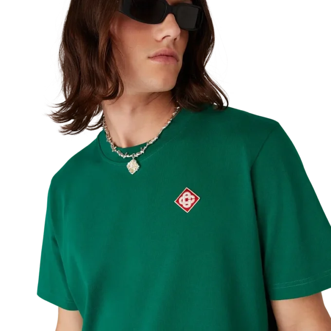 T-shirt de manga curta com logótipo Evergreen Diamond