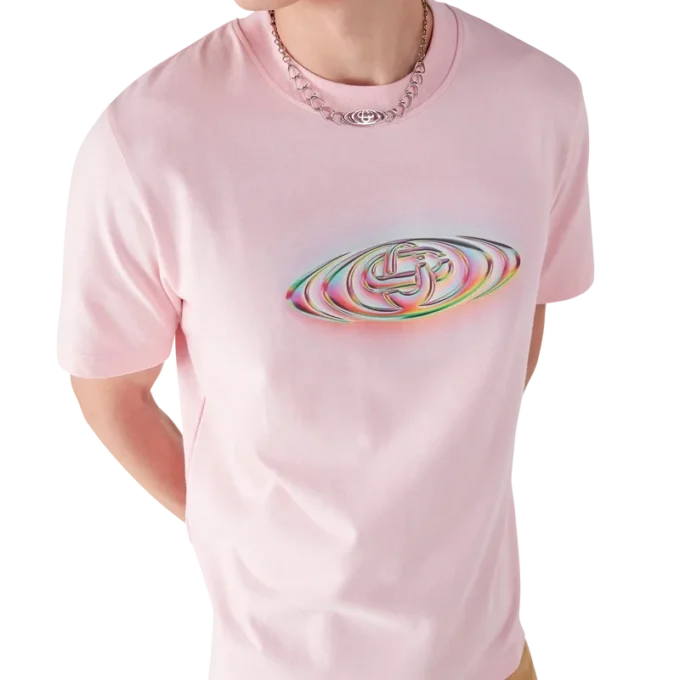 T-shirt de manga curta com logótipo Glass T-shirt de manga curta com logótipo Glass