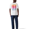 T-shirt de manga curta com logótipo Gradient Square T-shirt de manga curta com logótipo Gradient Square