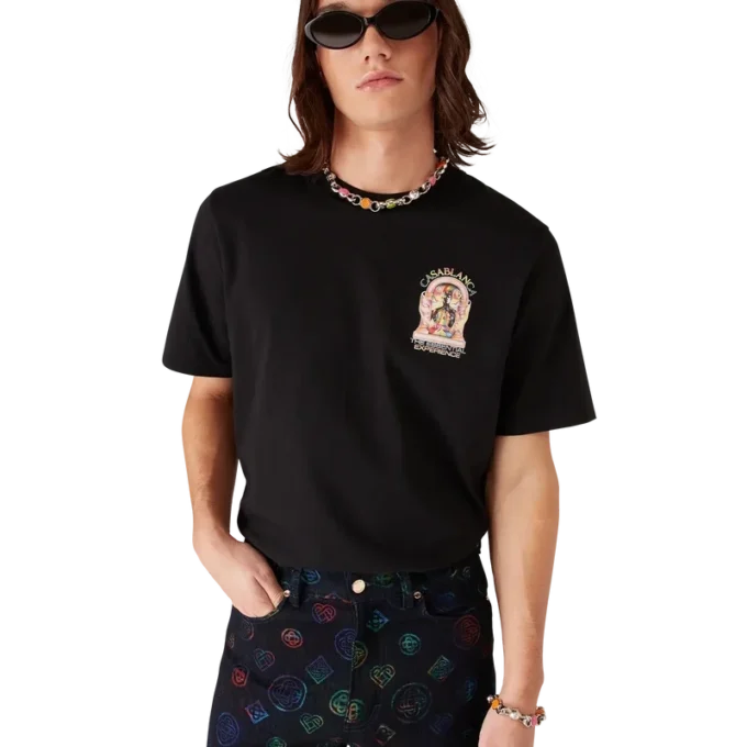T-shirt de manga curta com logótipo L’arche da Essential Experience T-shirt de manga curta com logótipo L’arche da Essential Experience