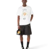 T-shirt de manga curta com mascote laranja da Casa Way