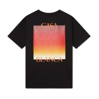 T-shirt de manga curta Gradient Square Calções