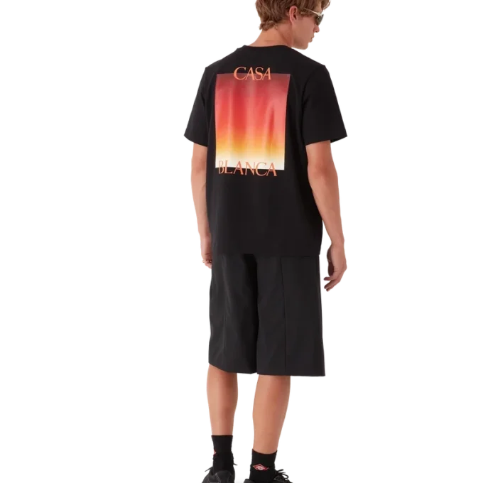 T-shirt de manga curta Gradient Square Calções T-shirt de manga curta Gradient Square Calções