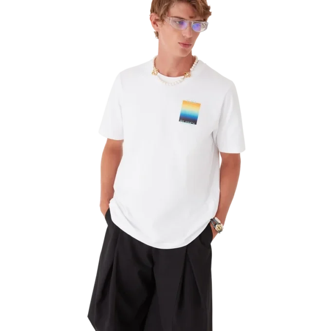 T-shirt de manga curta Gradient Square Calções T-shirt de manga curta Gradient Square Calções