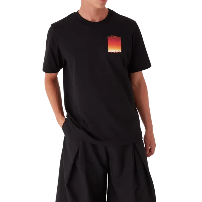 T-shirt de manga curta Gradient Square Calções T-shirt de manga curta Gradient Square Calções