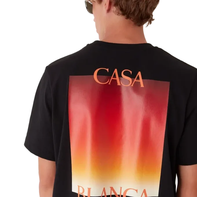 T-shirt de manga curta Gradient Square Calções T-shirt de manga curta Gradient Square Calções