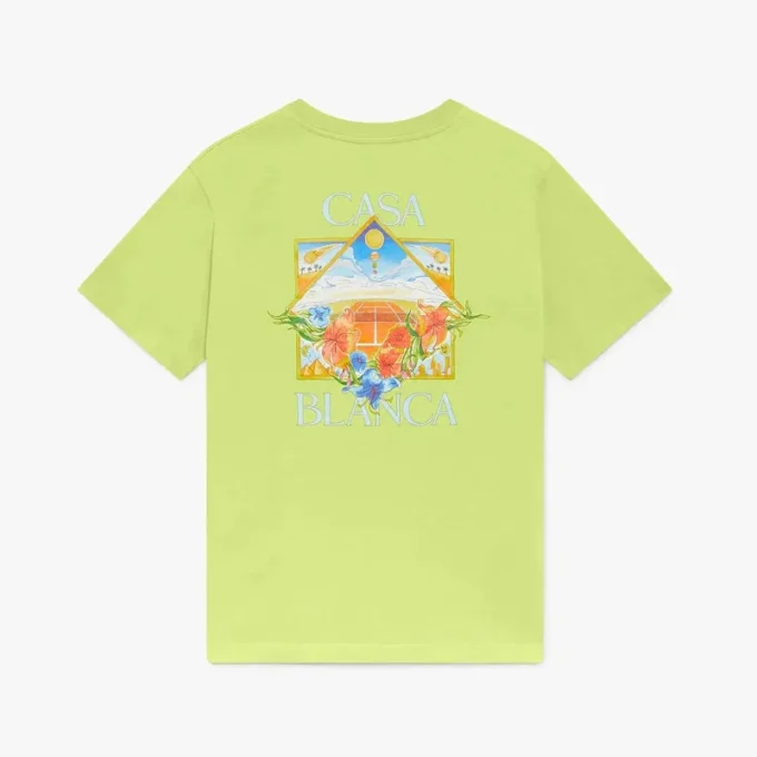 T-shirt de manga curta Lime Flower Court Icon Calções