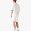 T-shirt de manga curta oversized com monograma em aplique T-shirt de manga curta oversized com monograma em aplique