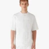 T-shirt de manga curta oversized com monograma em aplique T-shirt de manga curta oversized com monograma em aplique