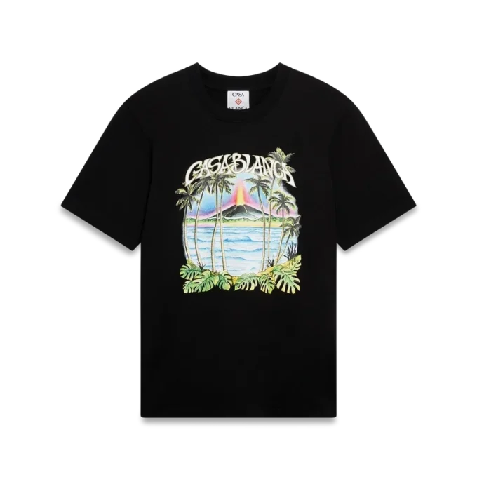 T-shirt de manga curta Volcano
