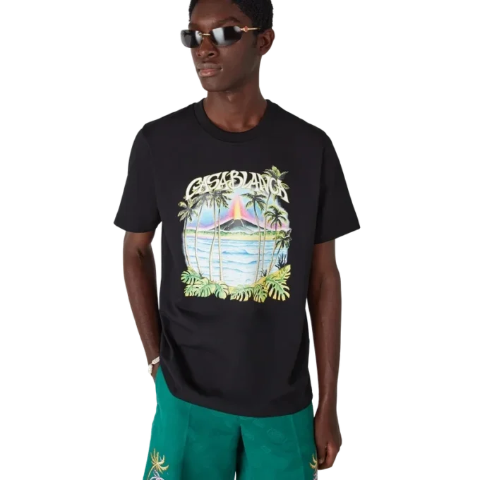 T-shirt de manga curta Volcano
