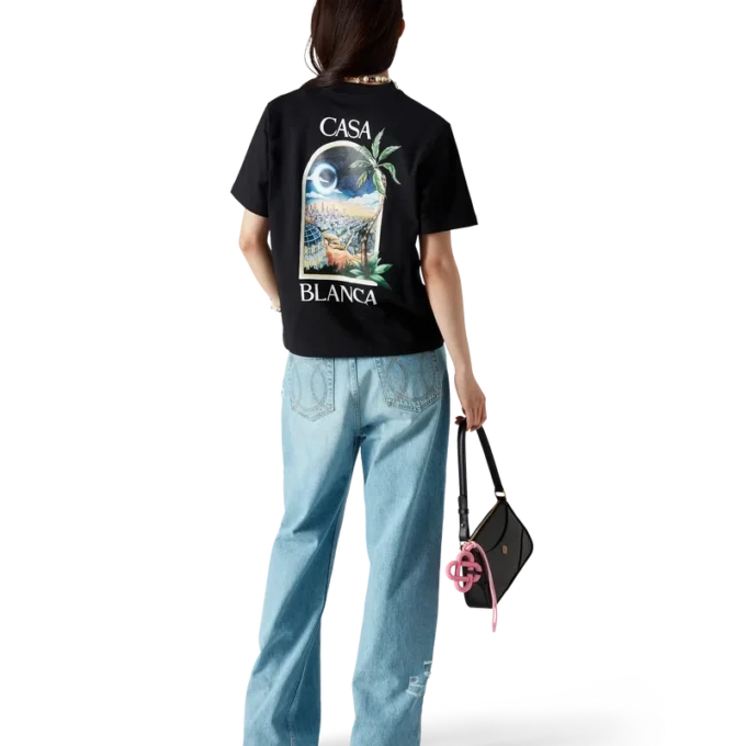 T-shirt La Nights | Casablanca Paris T-shirt La Nights | Casablanca Paris