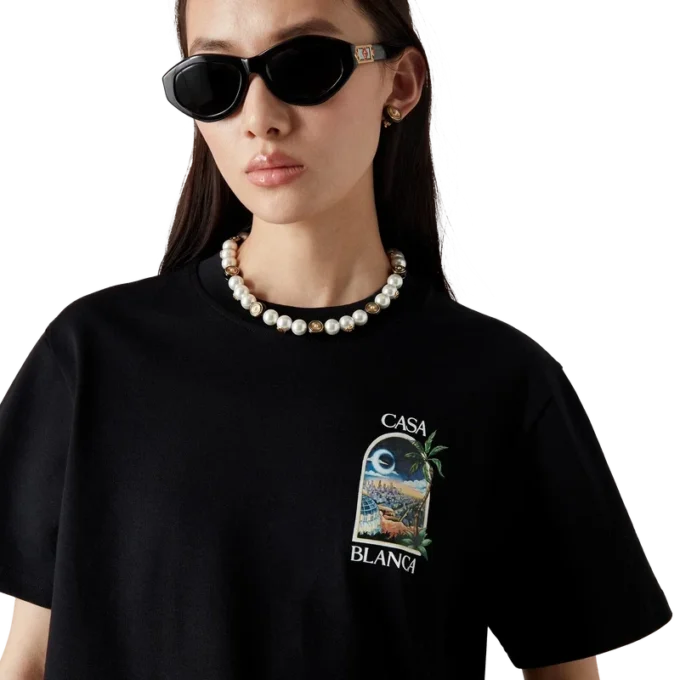 T-shirt La Nights | Casablanca Paris T-shirt La Nights | Casablanca Paris