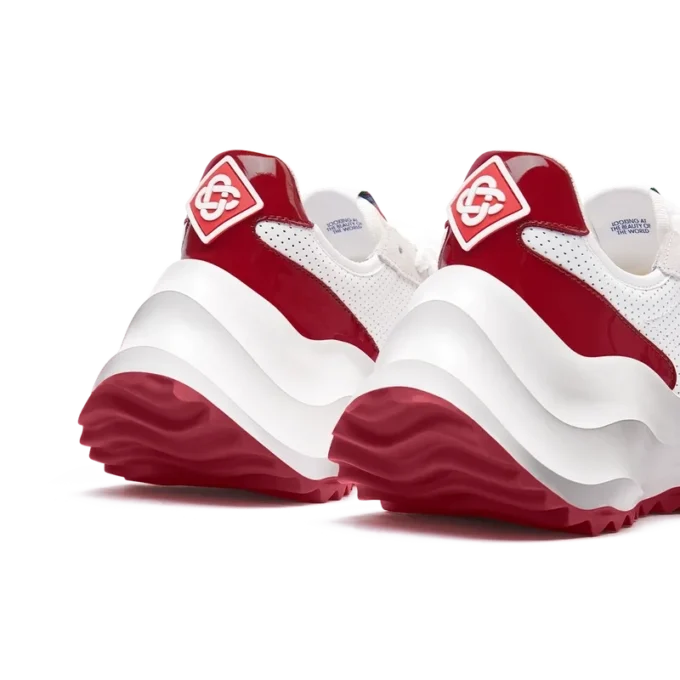 Ténis Atlantis Branco e Vermelho Haute para Mulher