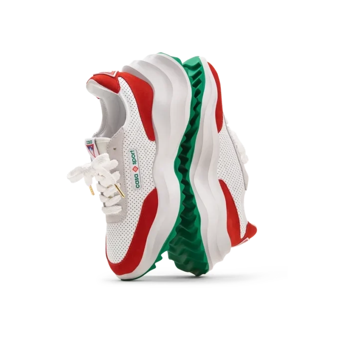 Ténis Atlantis Branco e Vermelho para Homem Ténis Atlantis Branco e Vermelho para Homem