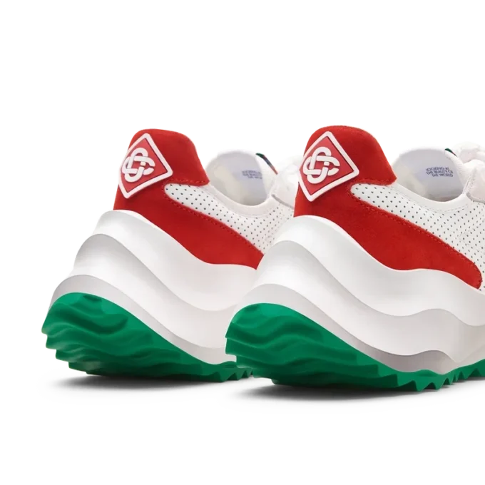 Ténis Atlantis Branco e Vermelho para Homem Ténis Atlantis Branco e Vermelho para Homem