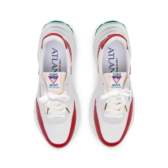 Ténis Atlantis Red Ostrich para homem