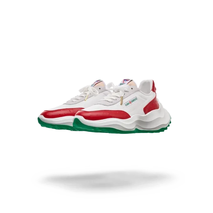 Ténis Atlantis Red Ostrich para homem