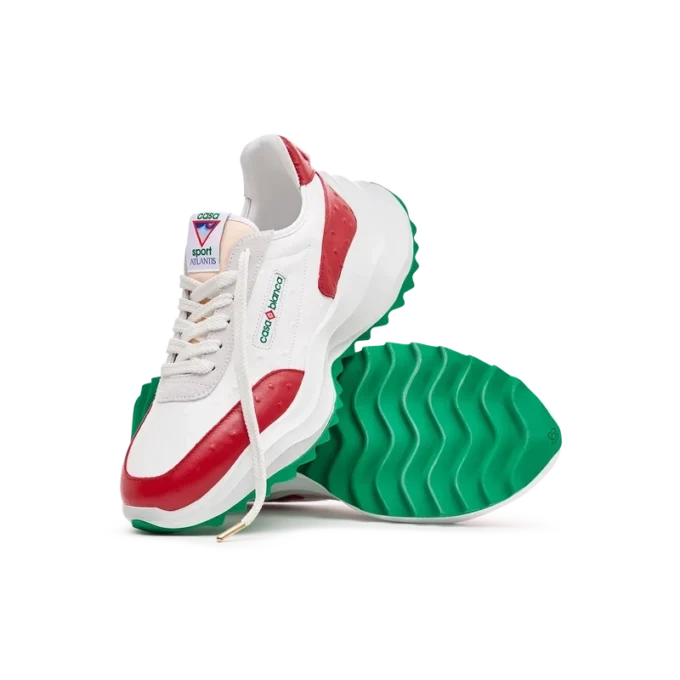 Ténis Atlantis Red Ostrich para homem