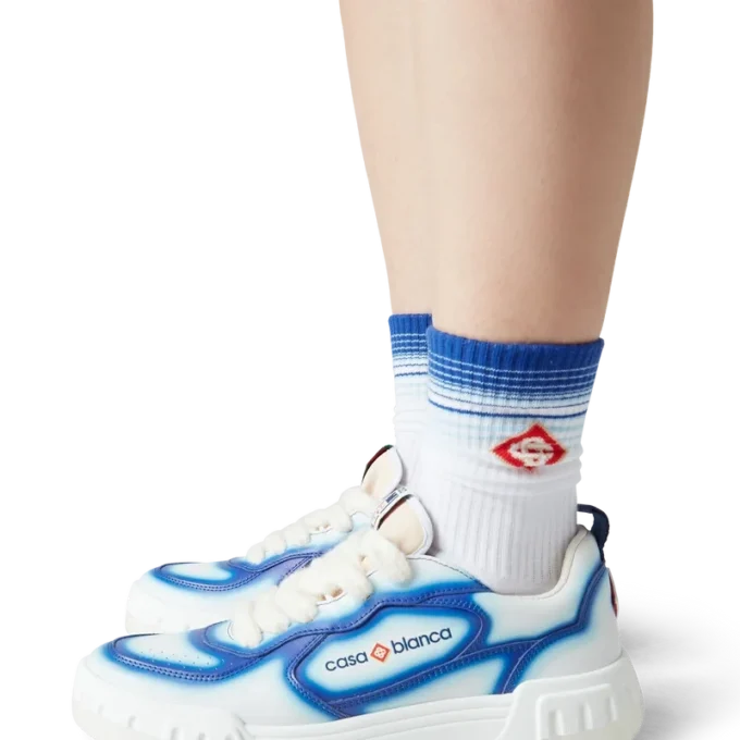 Ténis Court Blue Fade para mulher Ténis Court Blue Fade para mulher