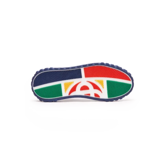 Ténis Court Branco e Azul-Marinho para Homem